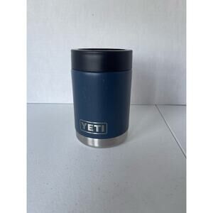 Yeti Rambler Can Cooler Navy 12oz can